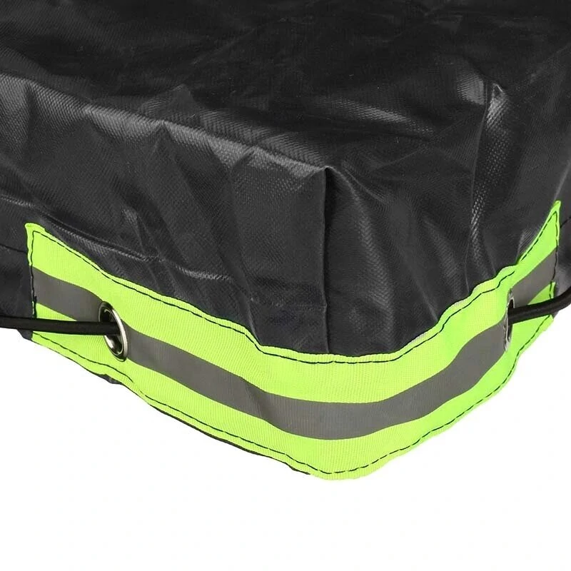 (image for) 210-260cm 600D PVC Waterproof Trailer Cover Auto Roof Tent Heavy Duty Dustproof Protector Cover Travel Camping Canopy